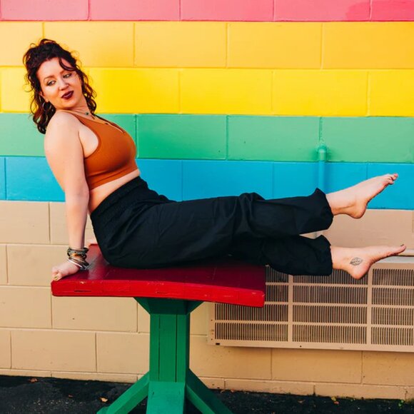 Bali Pant Smocked Waist Accent Tapered Leg Outdoor Travel Pockets Pants Black - Picture 11 of 11